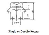  FF0255-56 Single or Double Keeper