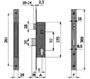 LD0020 1620 Latch Door Deadlock